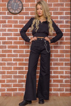 Джинсы женские 164R511-1 цвет Черный 1