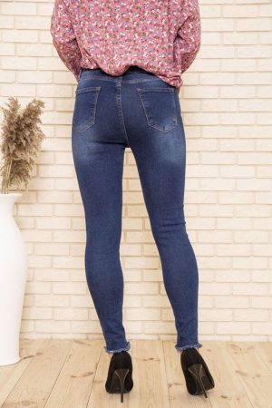 Джинсы женские 164R9011 цвет Темно-синий 3