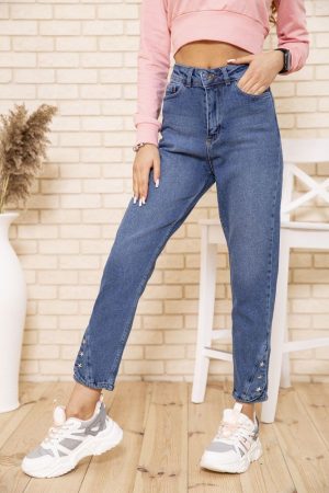 Джинсы женские 164R9029 цвет Синий 2