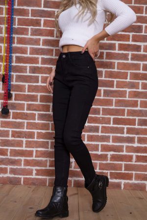 Джинсы женские 167R2057 цвет Черный 2