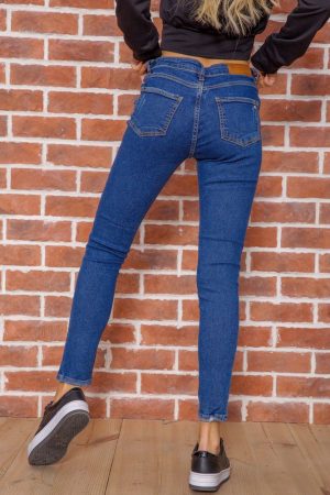 Джинсы женские 182R1702-15 цвет Темно-синий 4