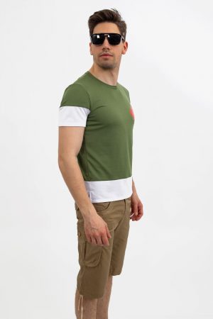 Футболка мужская 119R794 цвет Зеленый 2