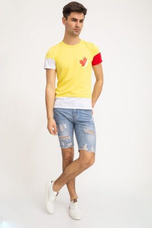 Футболка мужская 119R794 цвет Желтый 1