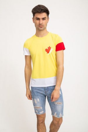 Футболка мужская 119R794 цвет Желтый