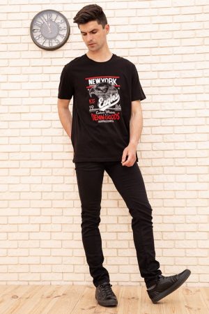 Футболка  мужская 154R0041 цвет Черный 1