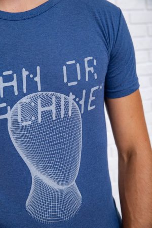 Футболка мужская  167R131 цвет Джинс 4