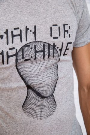 Футболка мужская  167R131 цвет Светло-серый 4