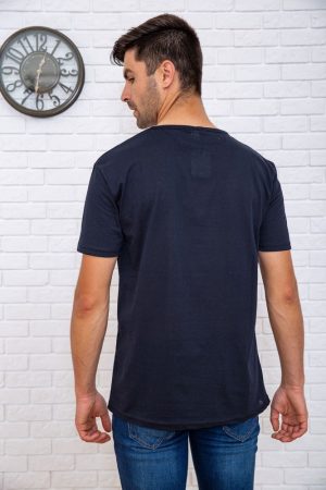 Футболка мужская  167R150 цвет Темно-синий 3