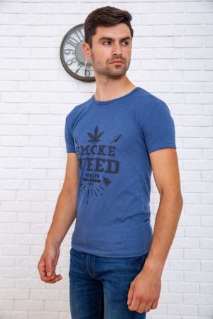 Футболка мужская  167R151 цвет Синий 2