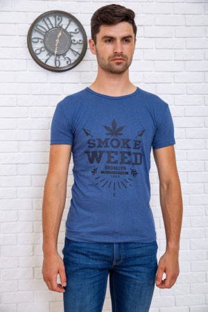 Футболка мужская  167R151 цвет Синий