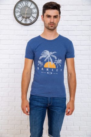 Футболка мужская  167R152 цвет Джинс