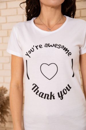 Футболка женская 119R147 цвет Белый 4