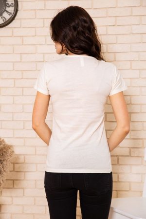 Футболка женская 119R155 цвет Молочный 2