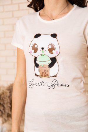 Футболка женская 119R155 цвет Молочный 3