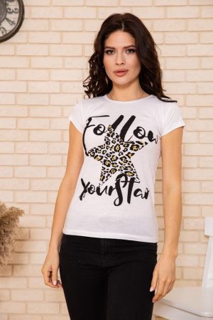 Футболка женская 119R172 цвет Белый