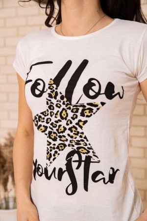 Футболка женская 119R172 цвет Молочный 4