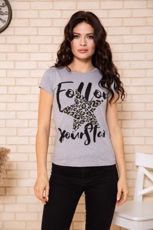 Футболка женская 119R172 цвет Серый