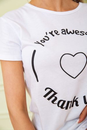 Футболка женская 119R190 цвет Белый 4