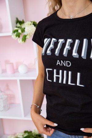 Футболка женская 119R4905-2 цвет Черный 4