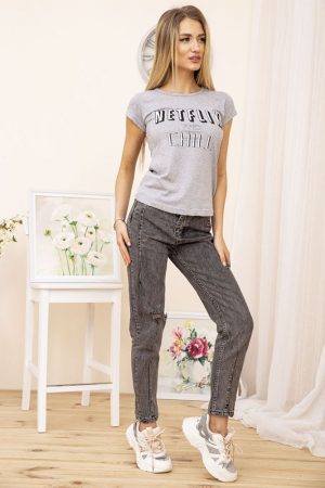 Футболка женская 119R4905-2 цвет Серый 1