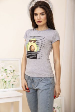 Футболка женская 119R5466 цвет Серый 2