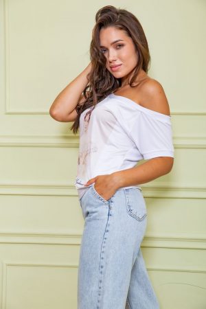 Футболка женская  167R207 цвет Белый 2