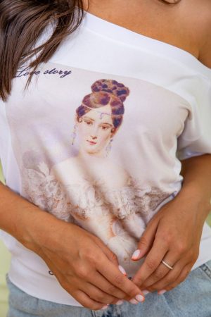 Футболка женская  167R207 цвет Белый 4