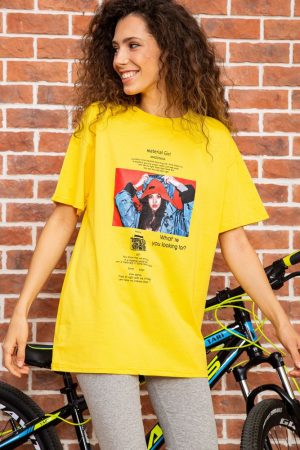 Футболка женская 180R602 цвет Желтый 1