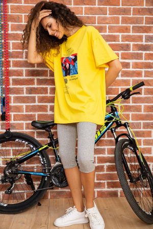 Футболка женская 180R602 цвет Желтый 2