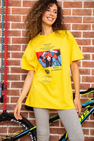 Футболка женская 180R602 цвет Желтый