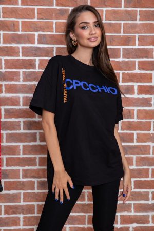 Футболка женская 180R612 цвет Черный