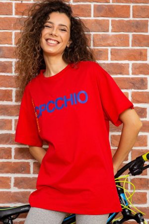 Футболка женская 180R612 цвет Красный