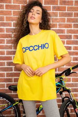 Футболка женская 180R612 цвет Желтый