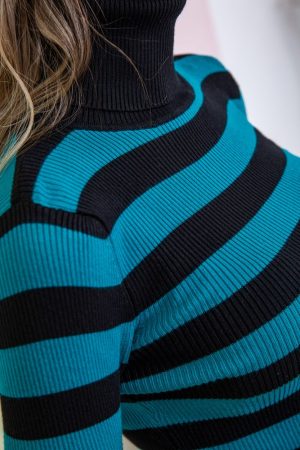 Гольф жен. 182R81581 цвет Черно-зеленый 4