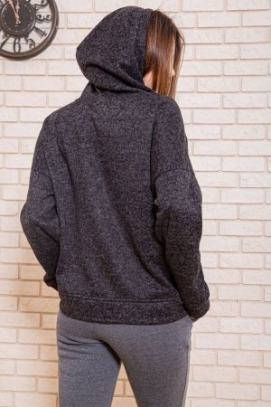 Худи женский 119R1680 цвет Грифельный 3