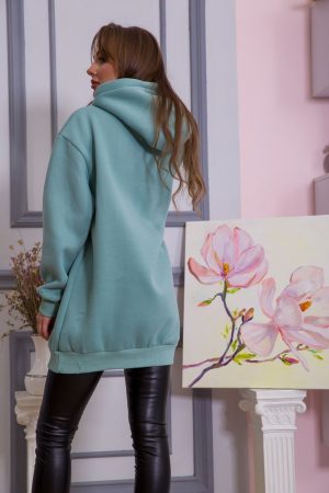 Худи женский 182R761 цвет Оливковый 4