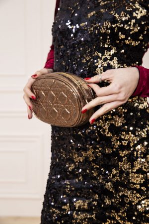 Клатч женский 154R003-25-1 цвет Темно-золотистый 1