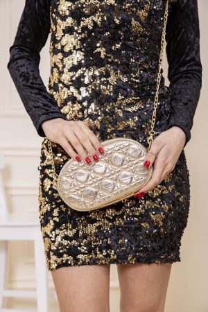 Клатч женский 154R003-25-1 цвет Золотистый