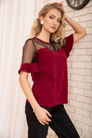 Кофта жен.172R011 цвет Бордо 2