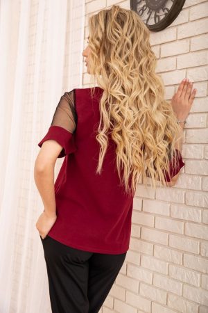 Кофта жен.172R011 цвет Бордо 3