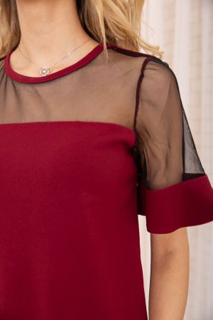 Кофта жен.172R011 цвет Бордо 4
