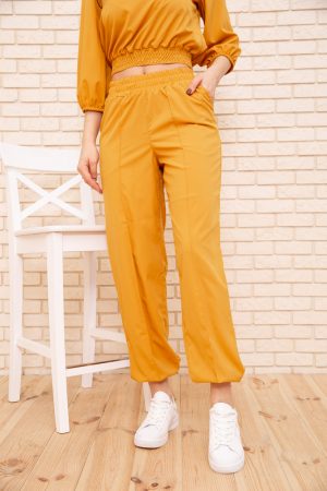 Костюм женский 119R366 цвет Горчичный 5