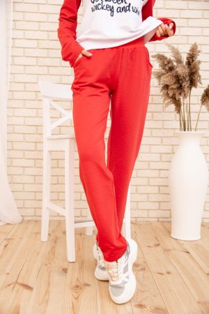 Костюм женский 167R12-2 цвет Бело-коралловый 4