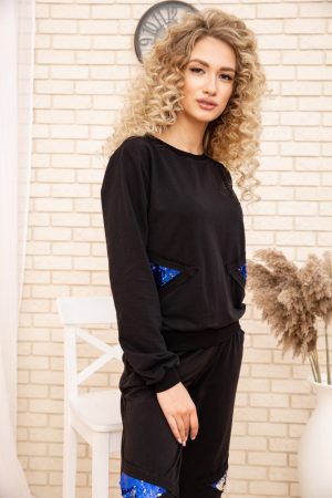 Костюм женский 167R13-2 цвет Черный 3