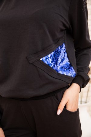 Костюм женский 167R13-2 цвет Черный 5