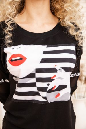 Костюм женский 167R23-1 цвет Черный 6