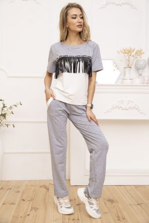 Костюм женский 167R28-1 цвет Серый 1