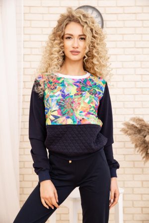 Костюм женский 167R9-1 цвет Темно-синий 3