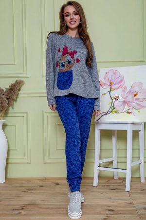 Костюм женский 172R1211 цвет Серо-синий 1