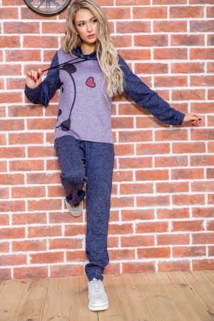 Костюм женский 172R1258 цвет Сине-сиреневый 1